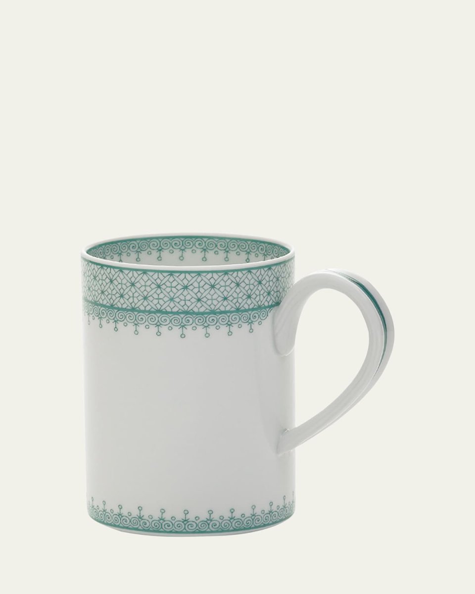 Green Lace Mug